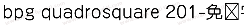bpg quadrosquare 201字体转换